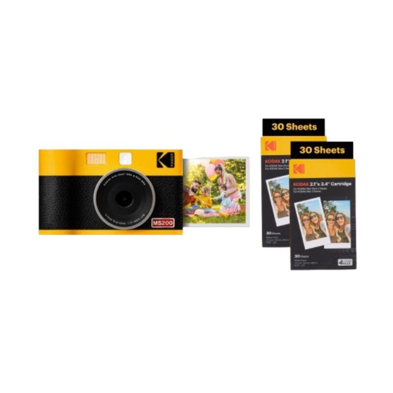 Kodak MS200 Mini Shot 2 Era Camera + Printer Bundle