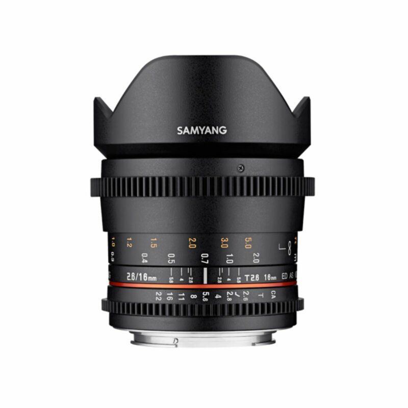 Samyang MF 16mm T2.6 VDSLR ED AS UMC Lens