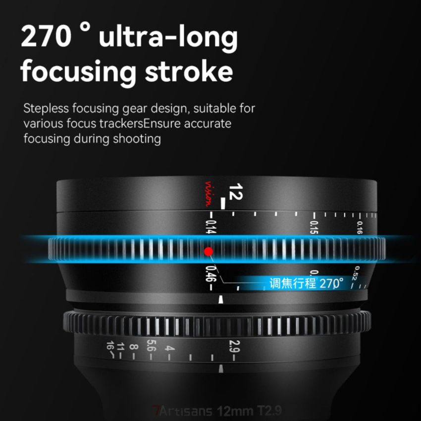 7artisans 12mm T2.9 Cine Lens