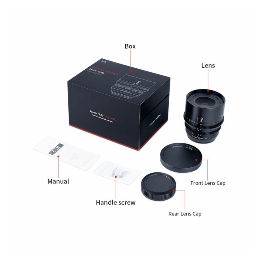 7artisans 25mm T1.05 Cine Lens