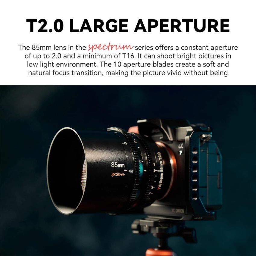7artisans 85mm T2.0 Cine Lens