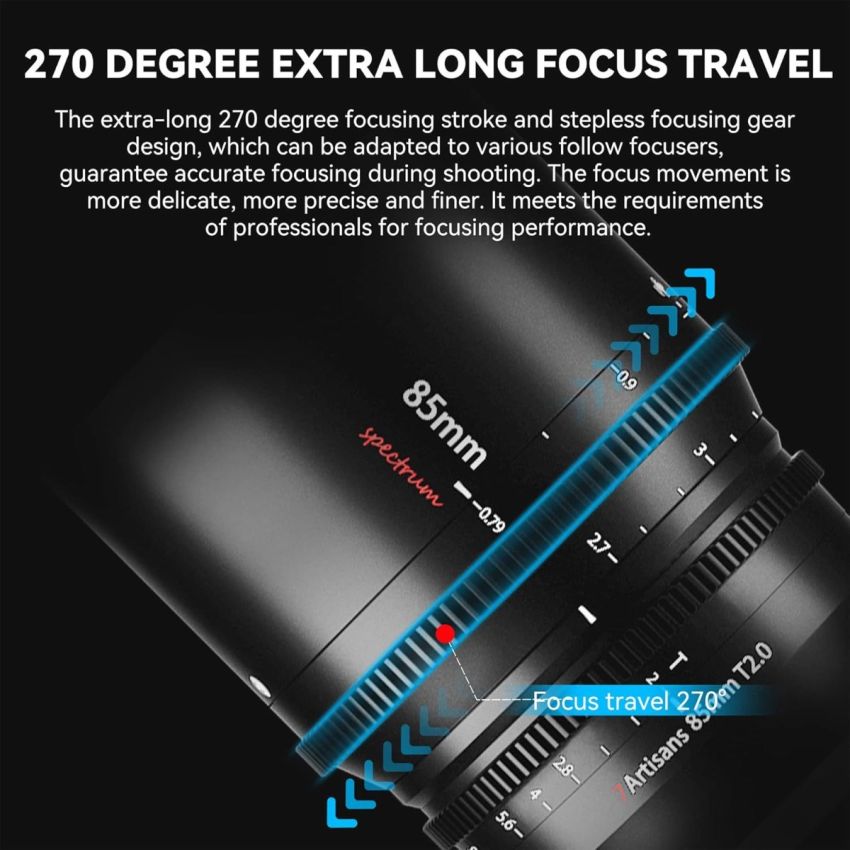 7artisans 85mm T2.0 Cine Lens