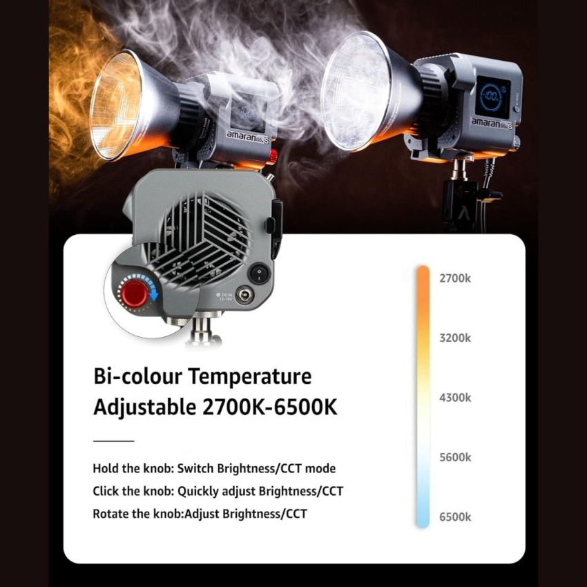 Aputure Amaran COB 60x S Bi-Color Light Combo