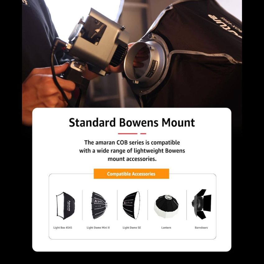 Aputure Amaran COB 60x S Bi-Color Light Combo