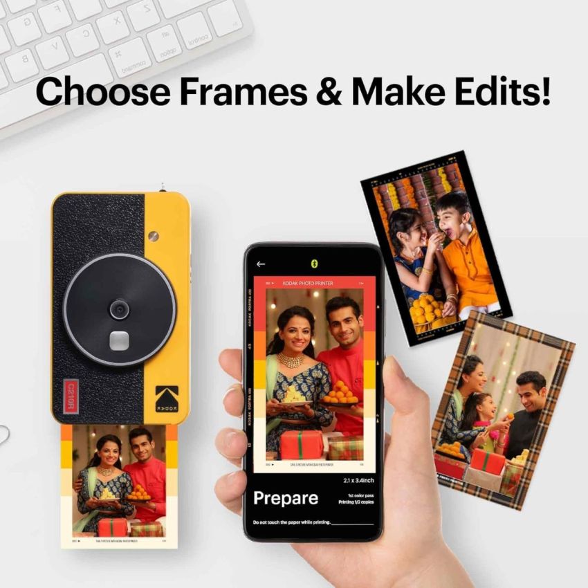 Kodak C210R Mini Shot 2 Retro Camera + Printer Bundle