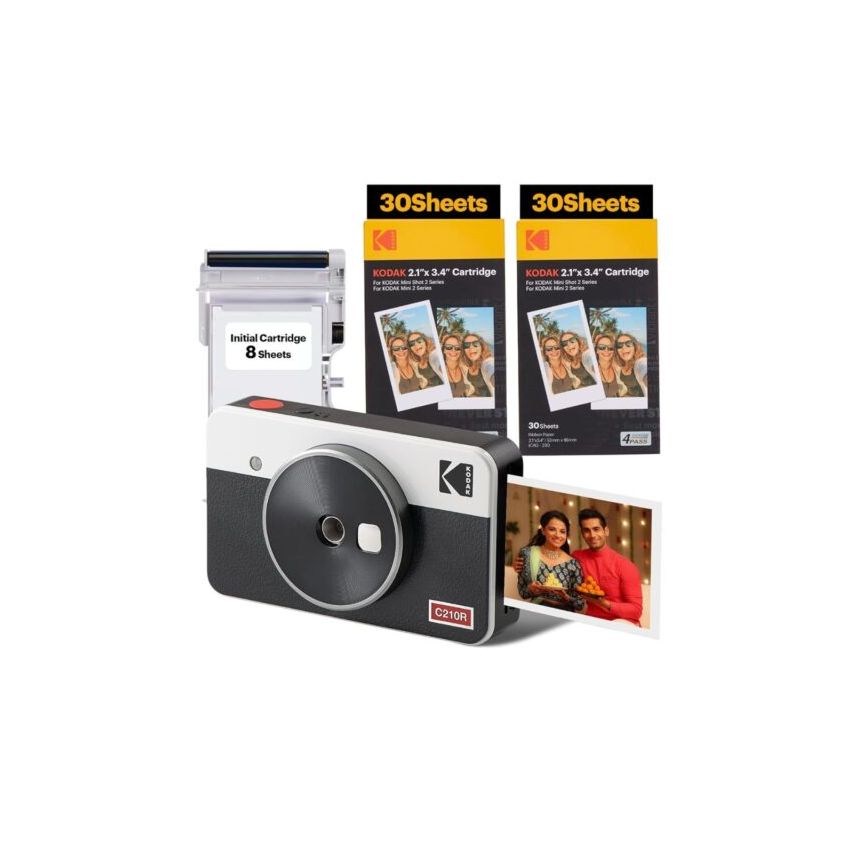 Kodak C210R Mini Shot 2 Retro Camera + Printer Bundle
