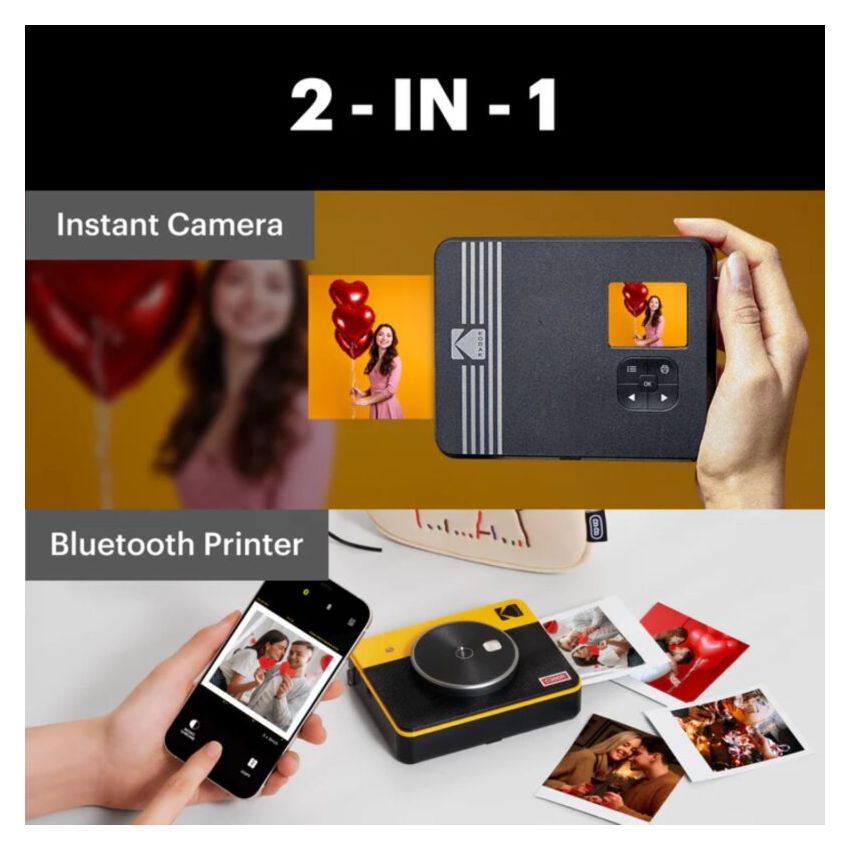 Kodak C300R Mini Shot 3 Retro Camera + Printer Bundle