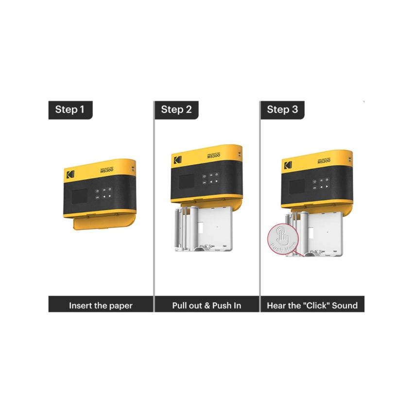 Kodak MS300 Mini Shot 3 Era Camera + Printer Bundle