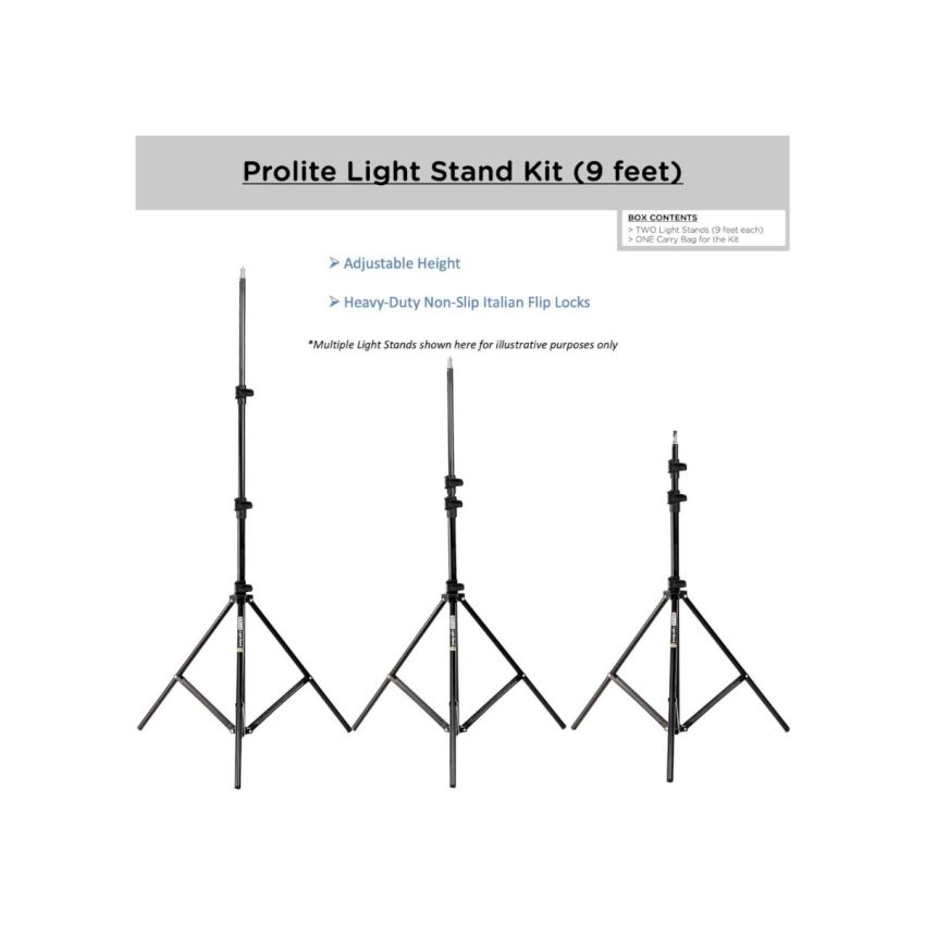 Prolite LSK-001 Light Stand Kit With Bag