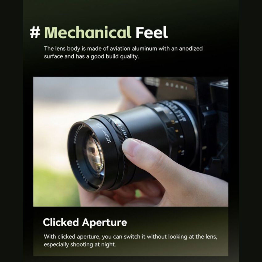 TTArtisan 100mm F/2.8 Bubble Bokeh Lens – M42