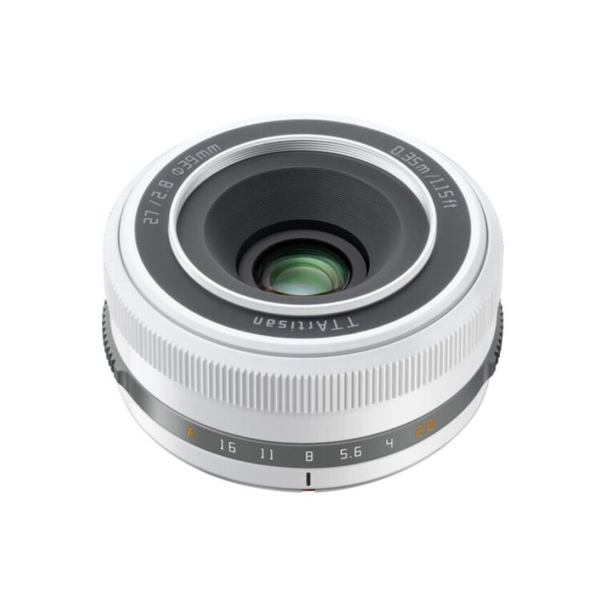 TTArtisan AF 27mm F/2.8 Lens – Fujifilm X (Polar White)