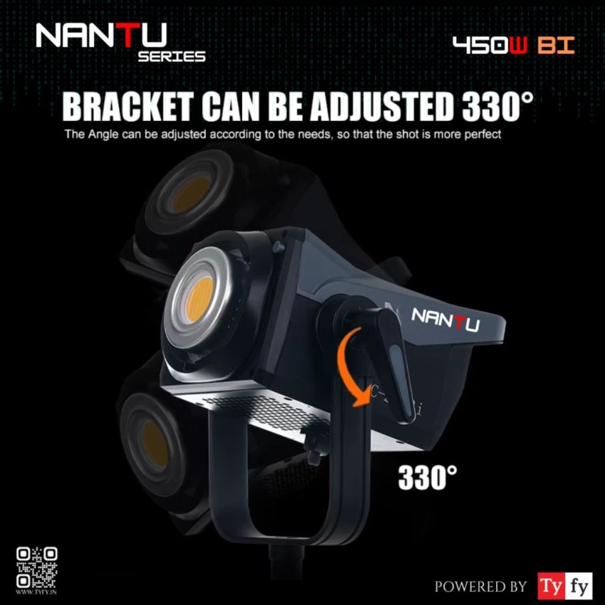 Tyfy Nantu 450W BI 20FX Luxe Series High Power COB Light