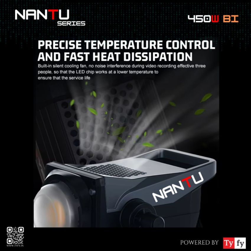 Tyfy Nantu 450W BI 20FX Luxe Series High Power COB Light