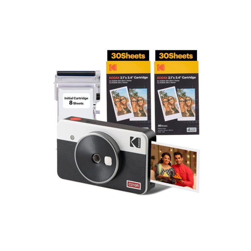 Kodak C210R Mini Shot 2 Retro Camera + Printer Bundle