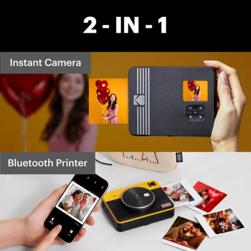 Kodak C300R Mini Shot 3 Retro Camera + Printer Bundle