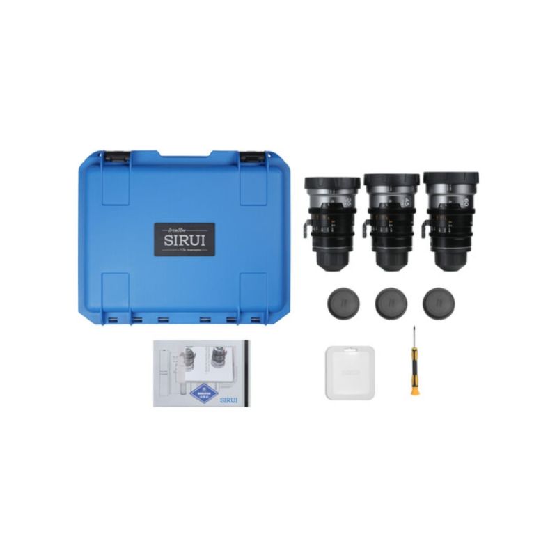 Sirui IronStar 1.5X Full-Frame Anamorphic Lens Set